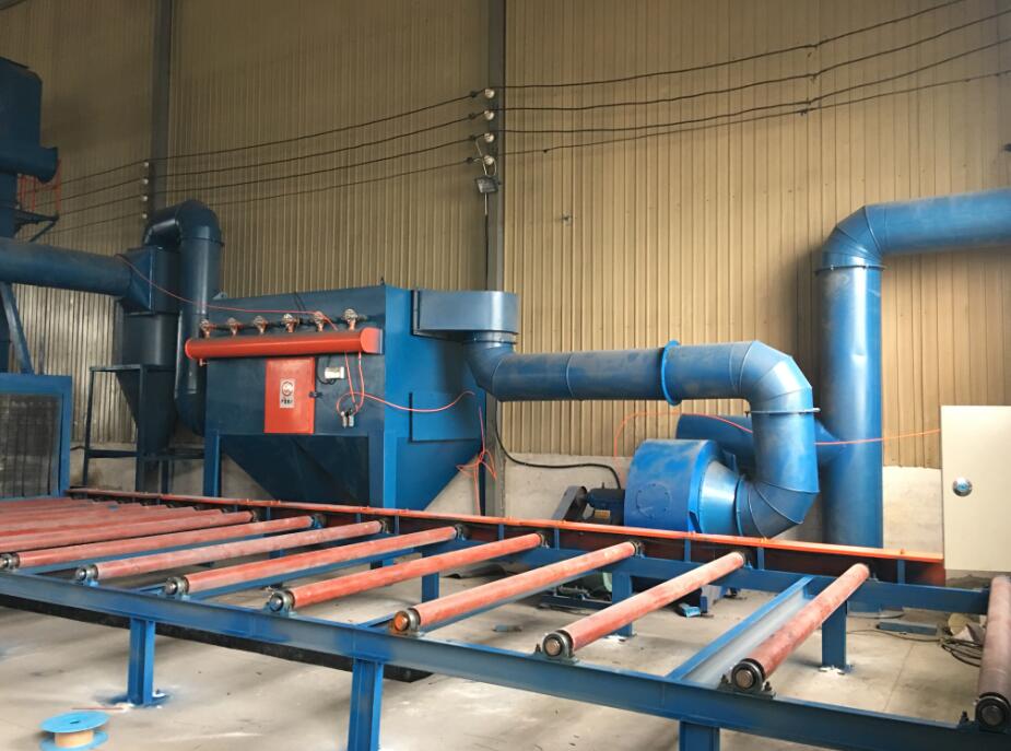江蘇拋丸機除銹設備 拋丸機中的雙級渦旋除塵器的工作原理是什么?